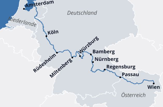 Karte Ms Charles Dickens Amsterdam Wien U U 2026