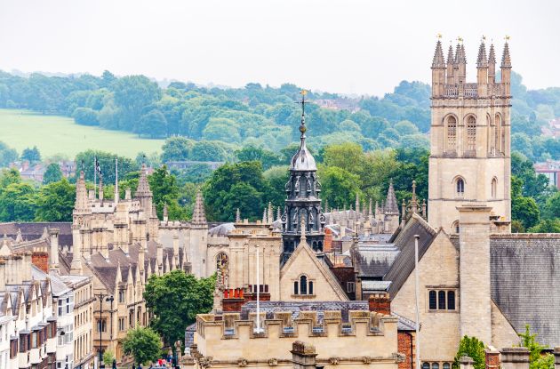 Oxford Ansicht mit Merton College