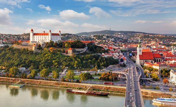 Bratislava Fluss Klein