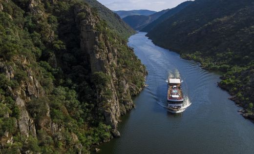 MS Douro Spirit Luftaufnahme im Dourotl