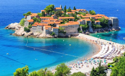 Insel Sveti Stefan