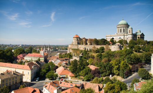 Esztergrom Basilika Von Oben