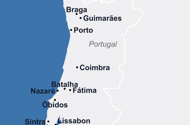 Karte Portugal 2026