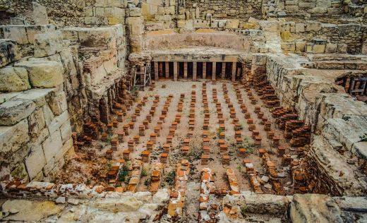 Antike Ruinen in Kourion in Zypern