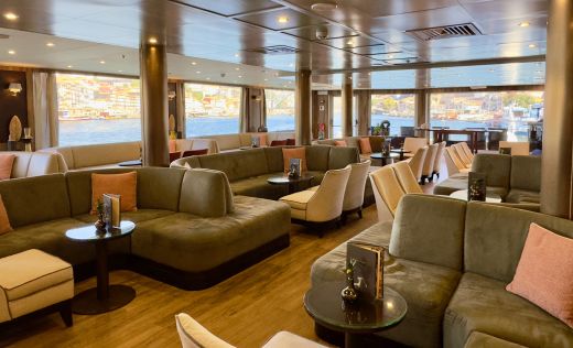 Lounge auf MS Douro Spirit