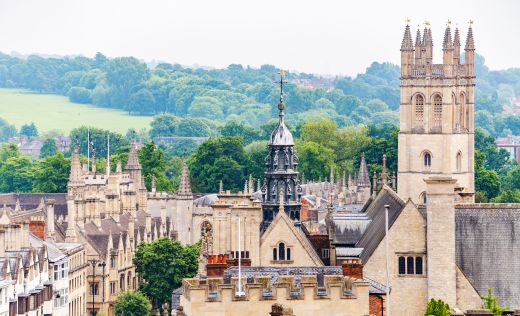Oxford Ansicht mit Merton College