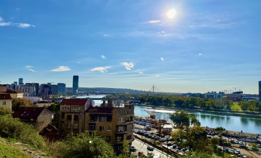 Belgrad Blick auf Save