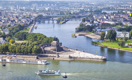 Koblenz mit Deutschem Eck